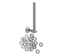 Adiyer 25pcs Knob/Pull Screws with Washers 8/32 Thread x 1-3/4 Inch Cabinet Door Drawer Machine Screws, 304 Stainless Steel