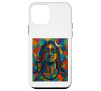 Adiyogi Shiva Modern Cubist Stained Glass Style God of Yoga Case for iPhone 12 mini