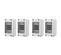 Adiythbm Circuit Breaker Box Transparent PC Window IP65 Waterproof Plastic | IP65 rating protects against dust and moisture while the clear PC window allows easy visual inspection.