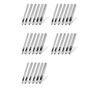 Adiythbm Leather Hole Punch Tool 30-Piece Oval Set 6mm-10mm Portable Kit | The set is designed for long-term use, with edges that from periodic whetstone maintenance to stay reliable.