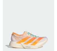 adidas Womens Adizero Adios Pro 4 Neutral Running Shoes Crystal Sand/Flare Orange/Flash Aqua 6