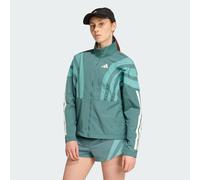 adidas - Women's Adizero Archive Running Jacket - Running jacket size XS, turquoise