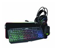 ADJ TASTIERA/Mouse/CUFFIA/Pad Kit Hulk Gaming Multimedia 4IN1 Wired Brand