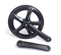ADJAN Cranksets for bikes Bicycle single-chip sprocket pulp teeth 152 aluminum handle 44T single cover pick-up tray