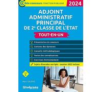 Adjoint administratif principal de 2e classe de l'état: 2022