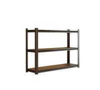 Adjuble 3-Tier Sto Shelves, Steel Display Rack for Home & market, Balcony Shelf Unit, Black 90x40x80cm, Perfect for nizing and Maximizing Space