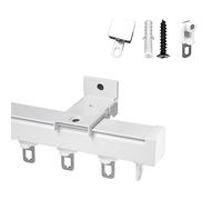 Adjuble Aluminum Ceiling Track Set, 50-600cm, Wall Divider Rail for Living Room, Easy Mounting System for Home Decor, Versatile ain Hanging Solut