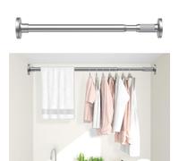 Adjuble inless Steel Shower ain Rod, 35-250CM Expandable Teon Bar for Bathroom, Kitchen, Closet - Rustproof, Easy Inll, Design (110-190CM)