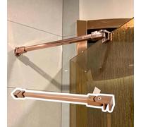 Adjuble Shower Support Bar - 180° Rotating Wall Mount & Clamp bilizer for 8-10mm s, 41in (1050mm) Safe Brace, Ele Rose d h