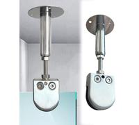 Adjuble Shower Wall Bracket, Ceiling Mounted Shower Support, bilizing Arm for Bathroom Partits, 3 Pack, Fits 80-105mm (3 1/8-4 1/8")