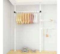 Adjuble Teles Clothes Rack, No Drill Walk-In Closet nizer, Height Adjuble 110-310cm, Versatile Wardrobe Sto Solut for Bedroom, Dressing Room, Office & Home.