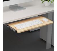 Adjuble Under-Desk Keyboard Tray, Pull-Out Keyboard Holder, omic Space-Saving Design for Desktop, Ideal for Home Office and Gaming Setup