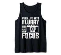 Adjust Your Focus Photographer Camera Lover Photography Tank Top