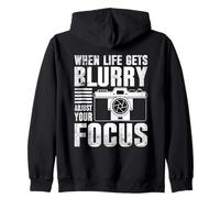 Adjust Your Focus Photographer Camera Lover Photography Zip Hoodie