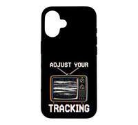 Adjust Your Tracking Gen X Vhs Retro Case for iPhone 16