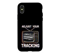 Adjust Your Tracking Gen X Vhs Retro Case for iPhone X/XS