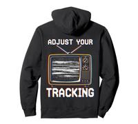 Adjust Your Tracking Gen X Vhs Retro Pullover Hoodie