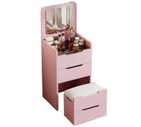 AdjustabIlluminated Makeup Vani Set with Leaf Design Sto Ders Wooden h Includes Stool for Bedroom Det Makeup nizer