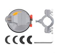 Adjustable 0-30mm Table Vise with 360° Rotation for Woodworking, DIY Craft, and Workshop - Aluminum Alloy Mini Clamp with Suction Cup Base