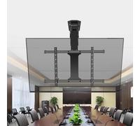 Adjustable 0-85 ° wall mounted ceiling telescopic TV bracket， Motorized TV Mount Lift with Remote Control, Fits 32-70,50-90 Inch TVs Motorized Stand