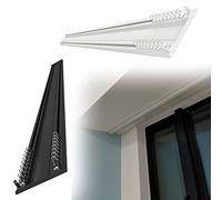 Adjustable 1-4M Double Ceiling Track System for Curtains - Aluminum Mount 3.9M/12.7Ft Length Stylish White/Black Options for Home & Office Décor