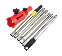 Adjustable 1 7M Extension Rod for Paint Rollers with Six Sections and Screw Thread Connections for Painting For High Ceilings, Walls, Stairs and Roofs