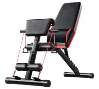 Adjustable 10-in-1 Weight Bench, Adjustable & Foldable for Bench Press, Strength Training and Full Body Workout. Perfect for Dumbbell Sets or an Adjustable Dumbbell Set in Your Home Gym.