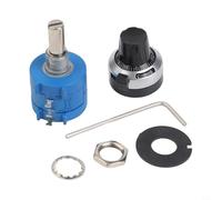 Adjustable 10 Turn Potentiometer 10K Ohm with Counting for dial and Rotary Knob for Electronic Components