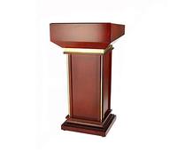 Adjustable 110cm Lectern Podium Stand with Drawer & Open Cabinet - Perfect for Office, Church, Restaurant & Wedding Speeches, Public Speaking & Presentations.