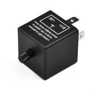 Adjustable 12V Flasher Relay 0.02A-20A Load | Fixes fast blinking, no-flash issues, dashboard lights, compatible with most 12V motorcycles and bikes