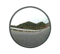Adjustable 160° Convex Security Mirror - Curved Wall Mount for Indoor/Outdoor Use Perfect for Parking Lots & Driveway Blind Spots (45x45cm)