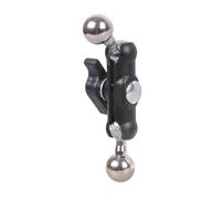 Adjustable 17mm Joint Arm for Motorcycle Phone Mount Overhead Camera Bracket with Double Socket Clamp Adjustable Phone Holder Iron
