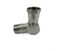 Adjustable 180掳/360掳 Brass Swivel Connector Avoids Kinking for Garden Hoses, Anti-Twist Rotating Joint for Outdoor Watering System(Electroplating)