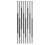 Adjustable 195cm Room Divider Sn Portable Foldable 10 Panels with Stable Base for Home & Hotel Use Privacy Separator Independent Partit Slish Decor