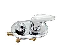 Adjustable 2/3/4/5 Way Brass Shower Mixer Valve - One Piece Diverter Faucet with Ceramic Valve Core for Cold & Hot Water Mixing - Ideal Shower Room Accessory