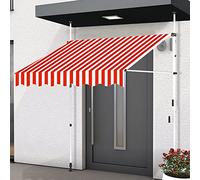 Adjustable 2.5m Outdoor ning Weather-Resistant Patio Canopy Hand Crank Sun e UV Protect Garden Shelter & Balcony Umbrella for Enhanced Outdoor Comfort