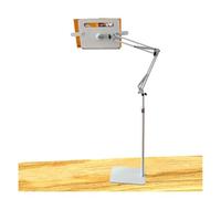 Adjustable 2-in-1 Book and Tablet Stand with Page Clips for Ergonomic Reading and Viewing at Home and Office