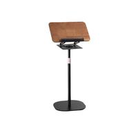 Adjustable 2-in-1 Floor Book Stand, 360° Rotating Reading Holder for Laptop, Recipes, Textbooks, Tablet, White, 20-47 inches Tall