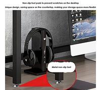 Adjustable 2-Tier Desktop Bookshelf - Stylish Wooden & Metal Storage Display for Home Office Decor - Versatile Bookcase for Books, Plants & Accessories Storage