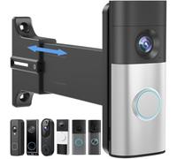 Adjustable 2" to 4.7" Doorbell Extender Mount for Ring Newest 2026 Battery/Blink/Tapo/Orbitell Video Doorbell, Universal Doorbell Angle Camera Mount, Brick Wall Mounting Bracket Holder for Wider View