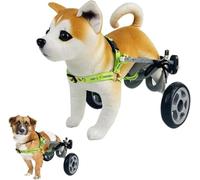 Adjustable 2 Wheel Dog Wheelchair for Disabilities Paralysis & Hind Leg Injuries Small Size Perfect for Pets with Weakness in Rear Legs(XXXS)
