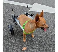 Adjustable 2-Wheel Dog Wheelchair for Rear Legs - Mobility Aid for Disabled Dogs Hip Support for Dysplasia & Arthritis - Boost Pet Mobility & Comfort