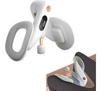 Adjustable 2025 Thigh Master with LED Display Pelvic Floor Trainer Offering Resistance Levels from 10 to 78 lbs for Comprehensive Lower Body Fitness (Gray(Blue (Basic model）)