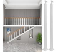 Adjustable 270° Flat Angle Bracket il Set 2 Pieces Square Baluster Railing for Stairs & Attics 95cm 37.4in Perfect for Home Safe & SLE