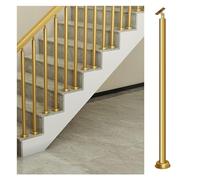 Adjustable 270° Metal il Kit for Round Staircases Gold Baluster Support Bar Indoor Railing Bracket for Home and Stylish Design