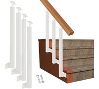 Adjustable 270° Metal Square Post il for Indoor Stairs Outdoor Railing 100 cm Length Side & Front Mounting Safe Solut for Home & Garden