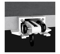 Adjustable 270cm Ceiling Room Divider2 x 135cm White Panels for Modern Home Decor Perfect for Concealed Installations and Stylish Space Separation
