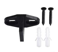 Adjustable 2pcs Barn Door Floor Guide Rollers Made of Plastic for Sliding Door For Bottom, Prevent Door Swing with Easy Glide