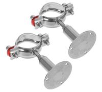 Adjustable 2pcs Pipe Steel Bracket Stainless Clamp for 42-45mm Pipes