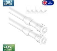 Adjustable 2PCS Tension Rods for Curtains in Kitchen & Bathroom - 30-45cm